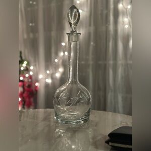 Source Unknown Clear Glass Decanter